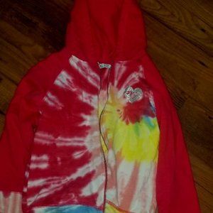 Little Girls Tye Dye Hoodie